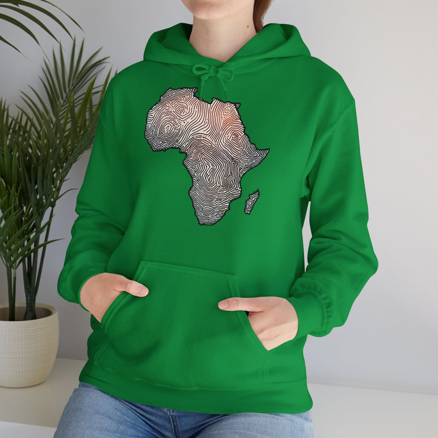 Z Fingerprint Africa Hoodie - Unisex Heavy Blend™