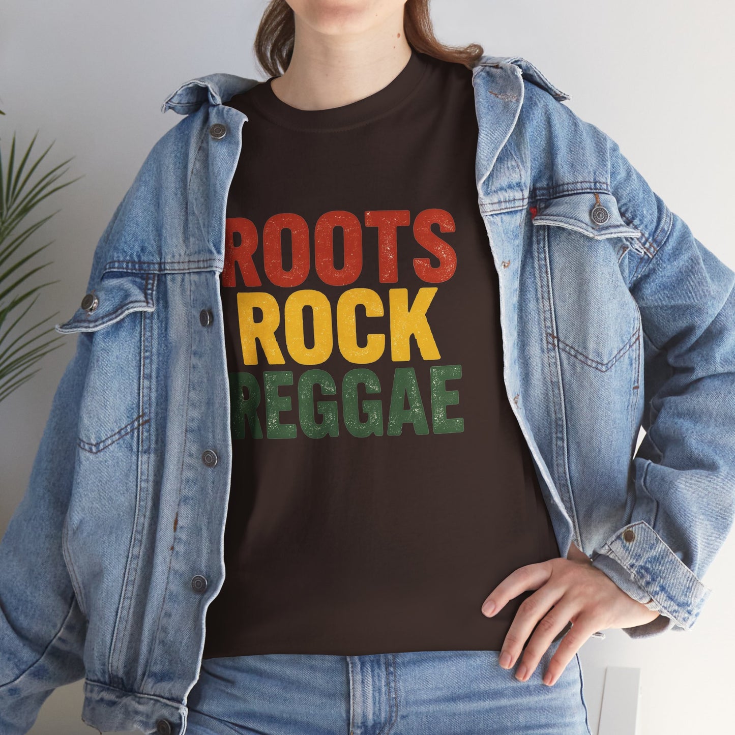 Reggae Roots Rock Tee – Vintage Rasta Music Graphic Shirt