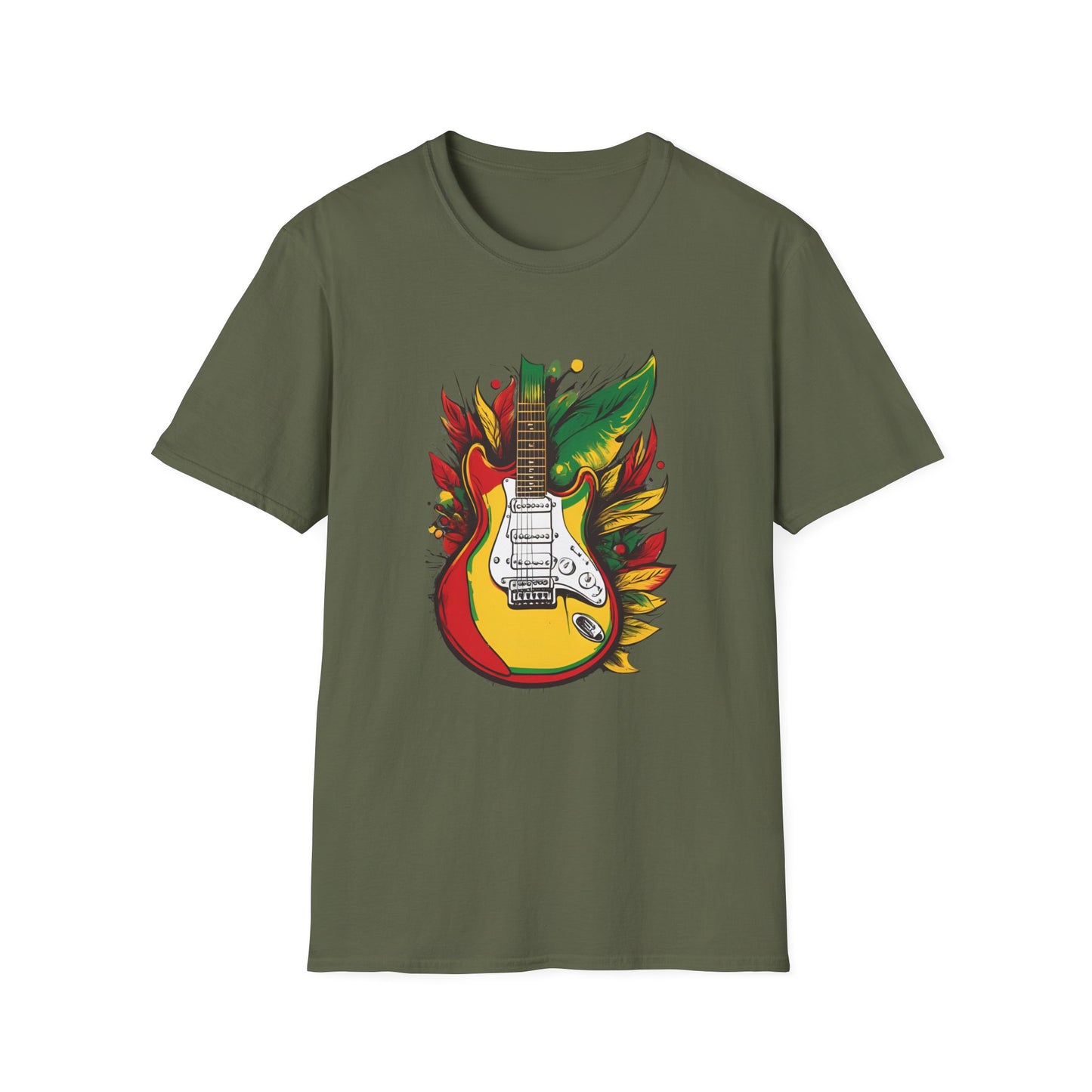 Reggae Guitar T-Shirt | Unisex Softstyle