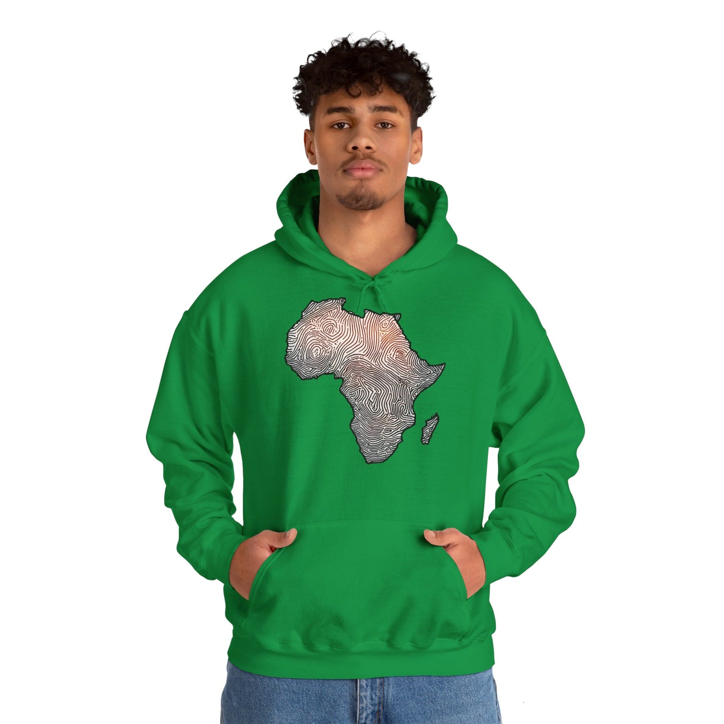 Z Fingerprint Africa Hoodie - Unisex Heavy Blend™