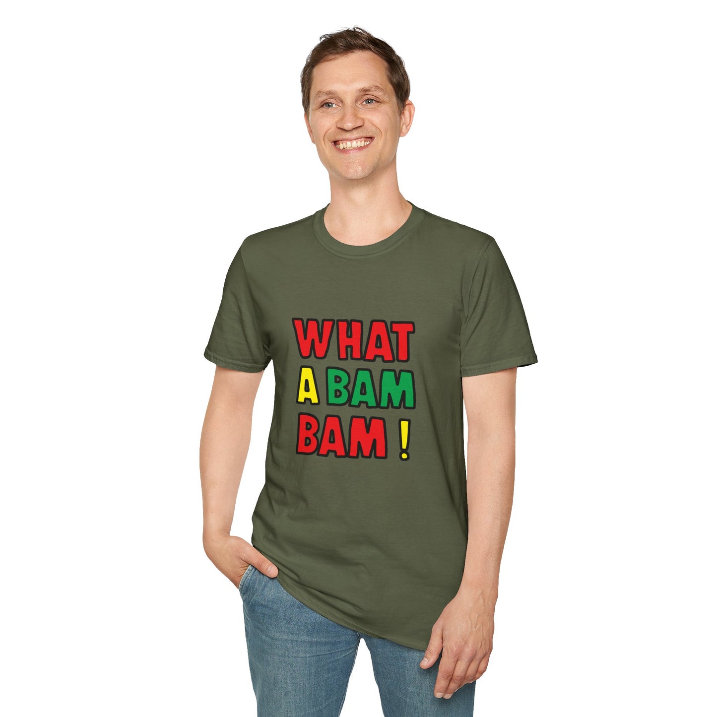 What a Bam Bam T-Shirt | Unisex Softstyle