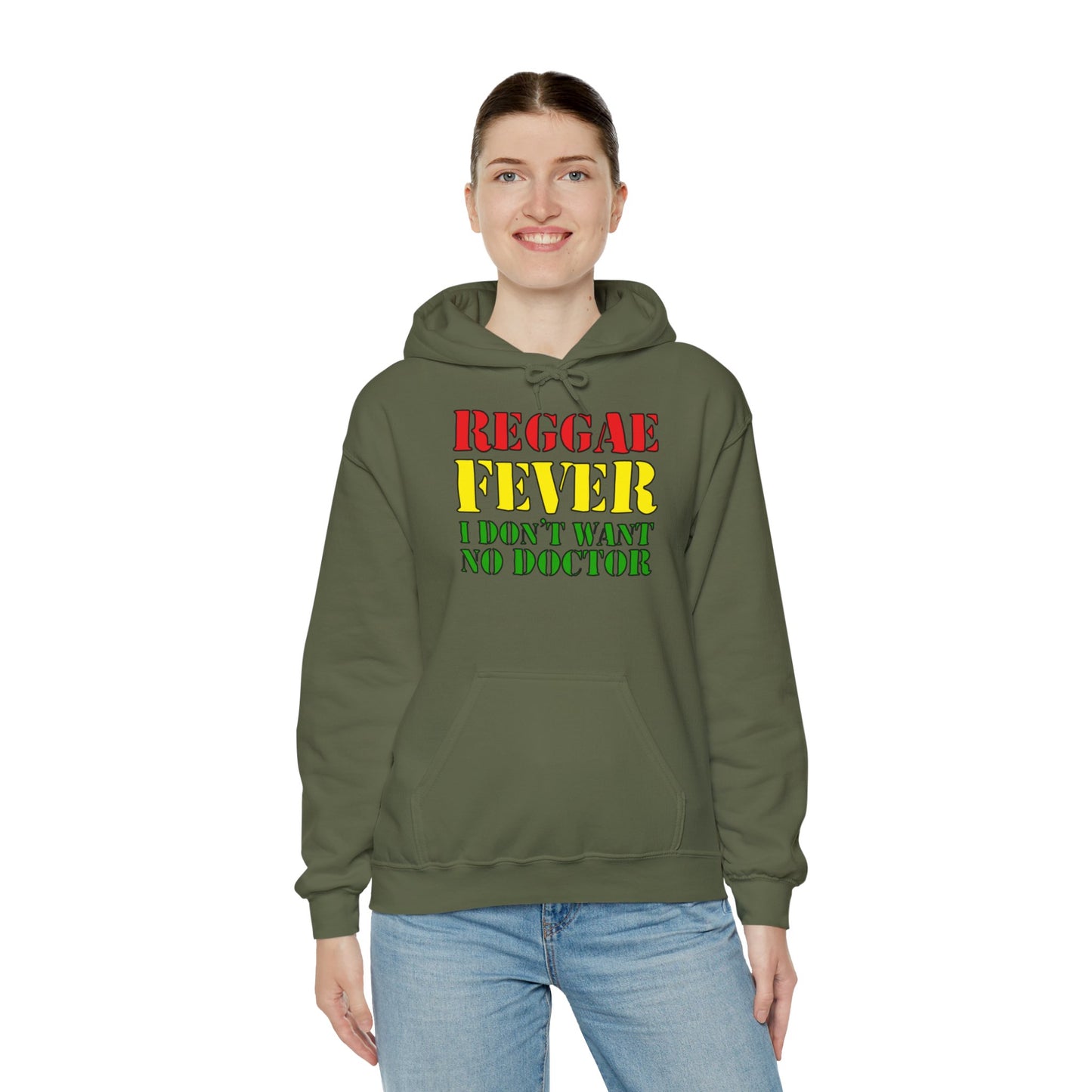 Reggae Fever Hooded Sweatshirt | Unisex Heavy Blend™