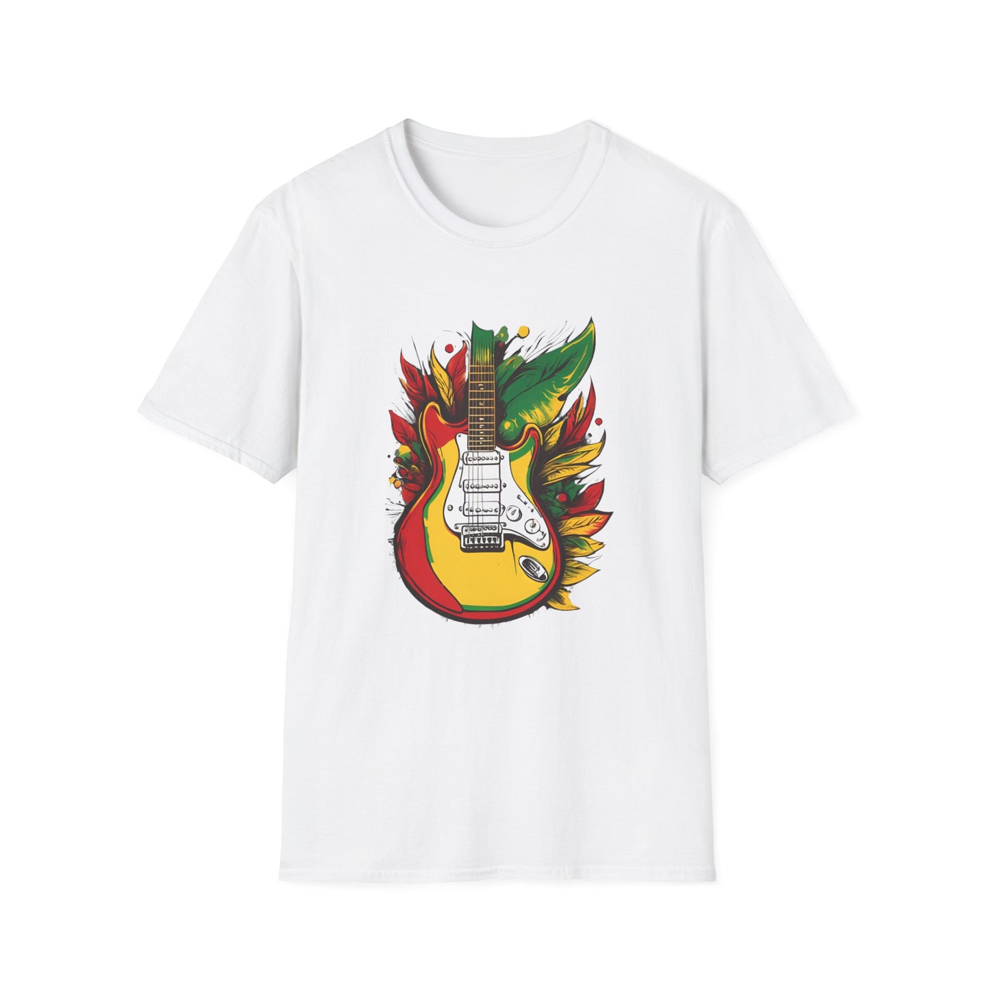 Reggae Guitar T-Shirt | Unisex Softstyle