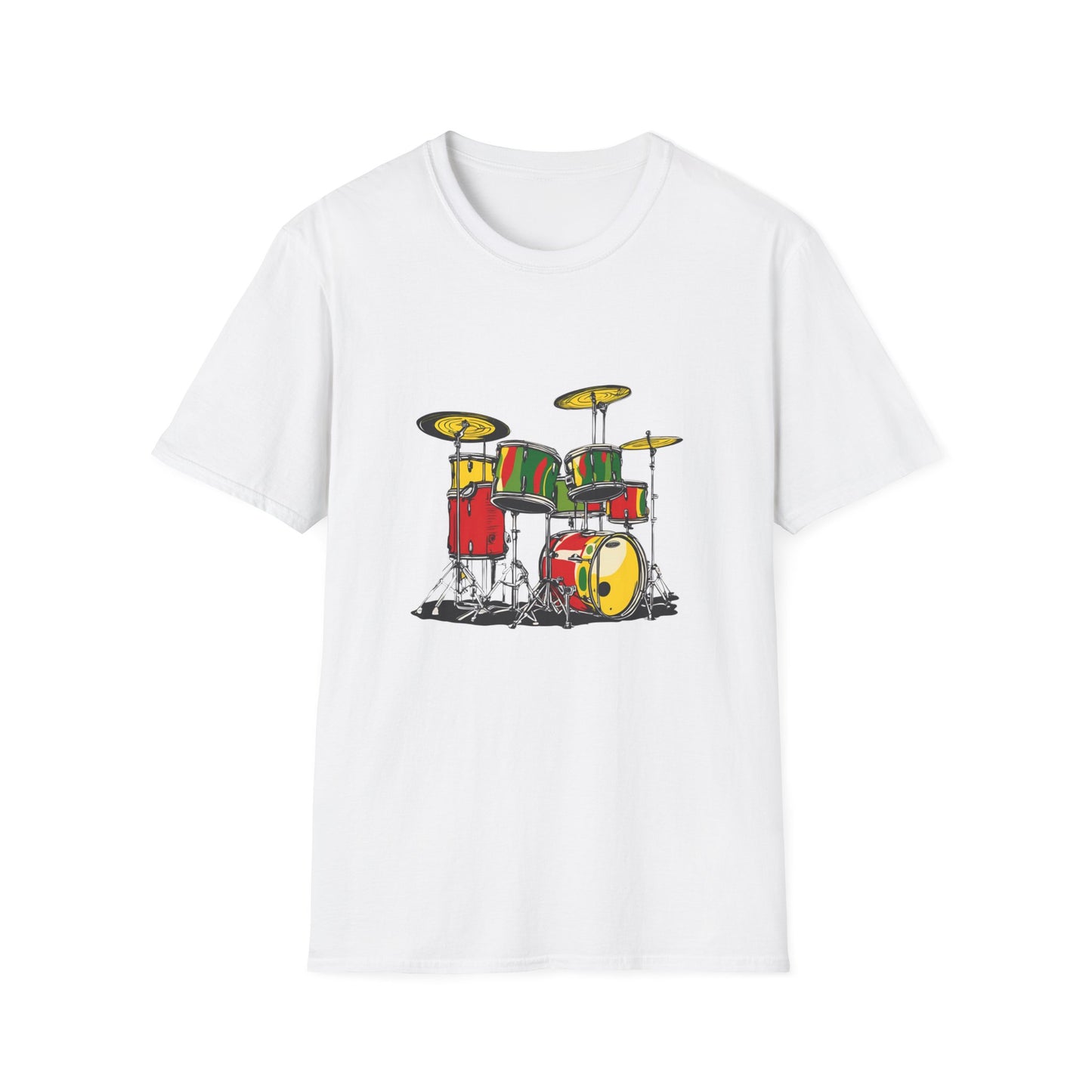 Reggae Drumkit T-Shirt | Softsyle Unisex
