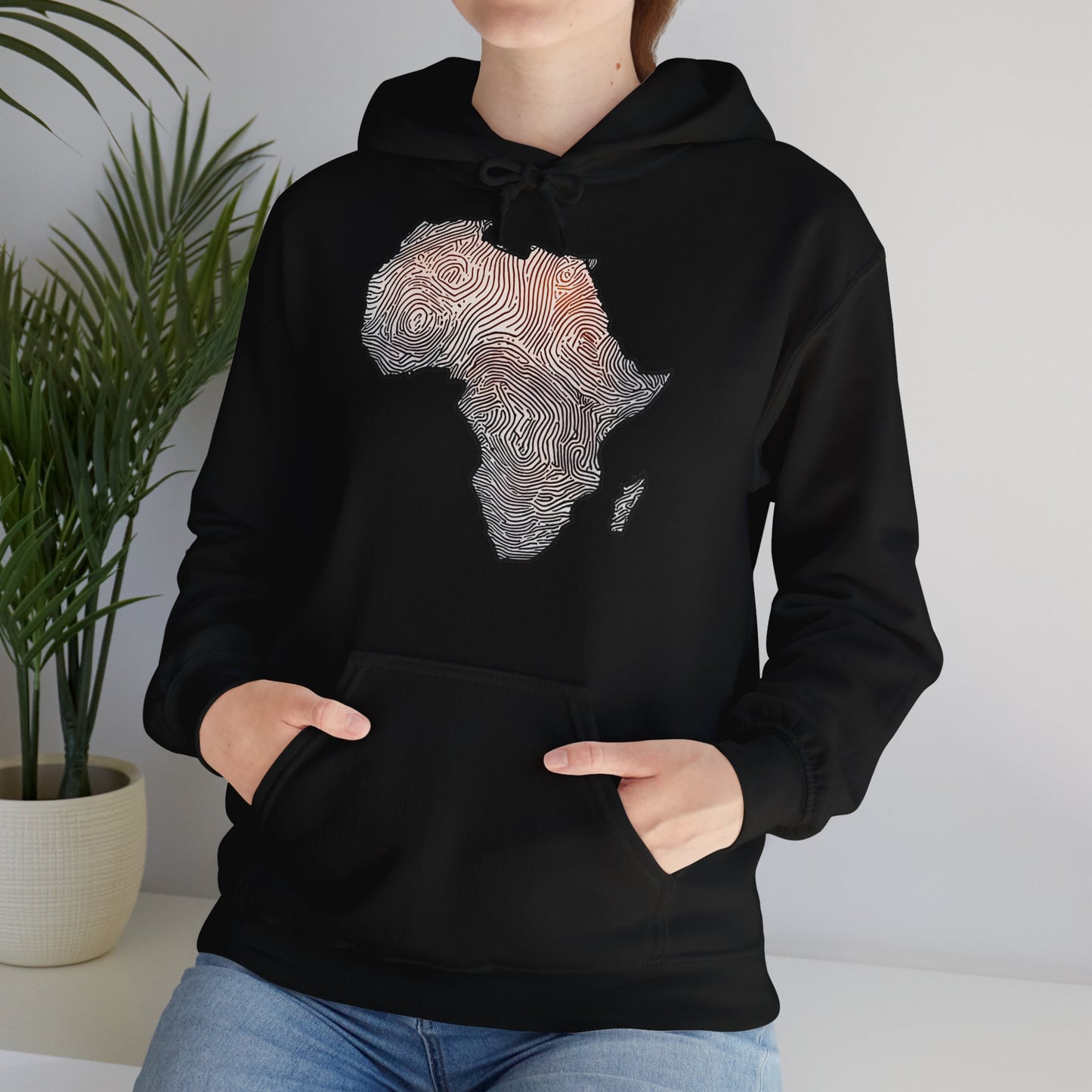 Z Fingerprint Africa Hoodie - Unisex Heavy Blend™