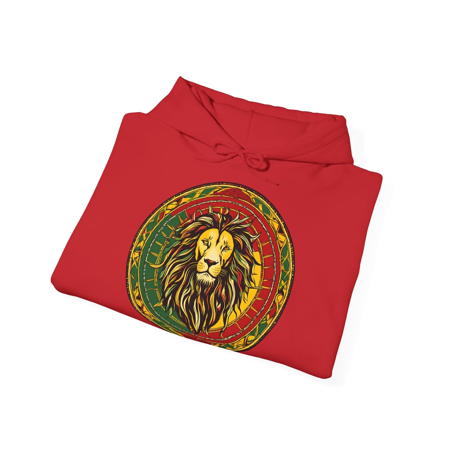 Reggae Lion Hooded Sweatshirt | Unisex Heavy Blend™