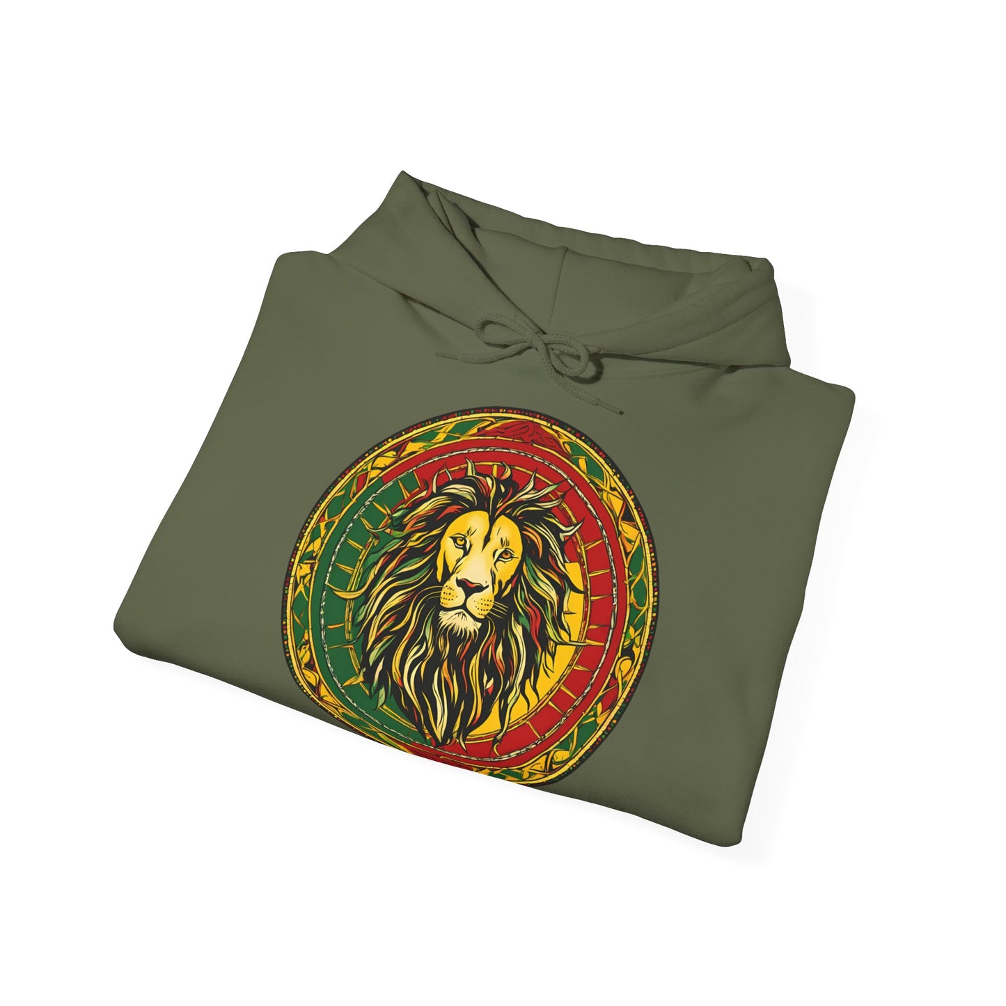 Reggae Lion Hooded Sweatshirt | Unisex Heavy Blend™