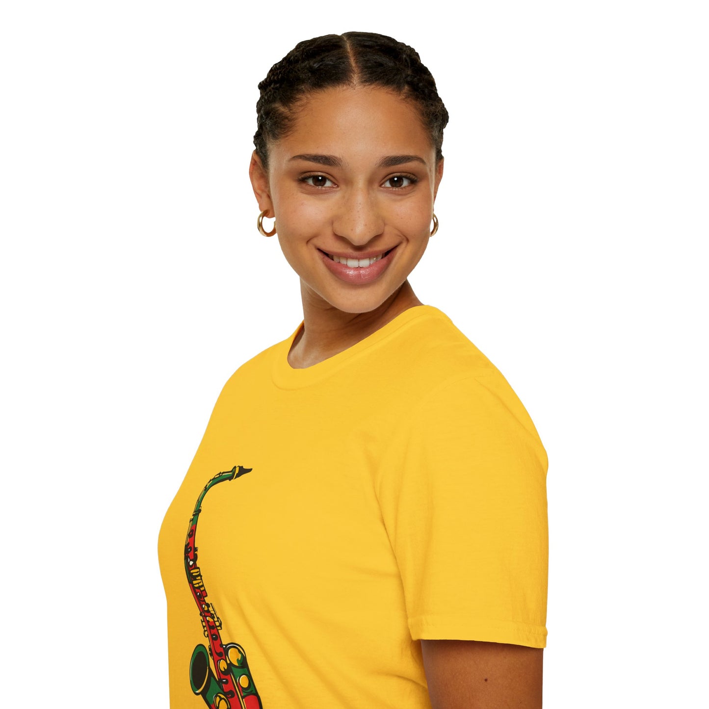 Reggae Saxophone T-Shirt | Unisex Softstyle