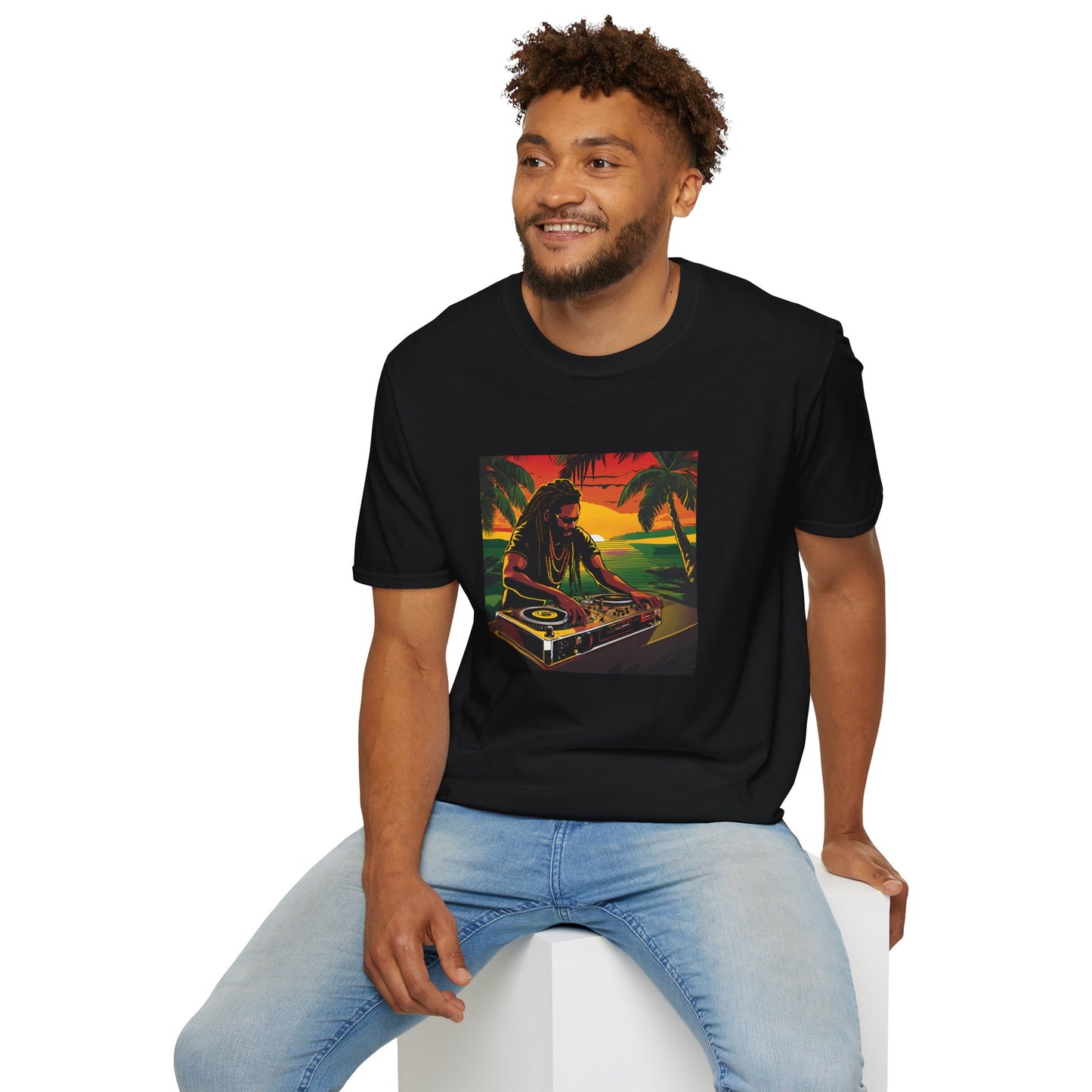 Reggae DJ Beach Unisex T-Shirt