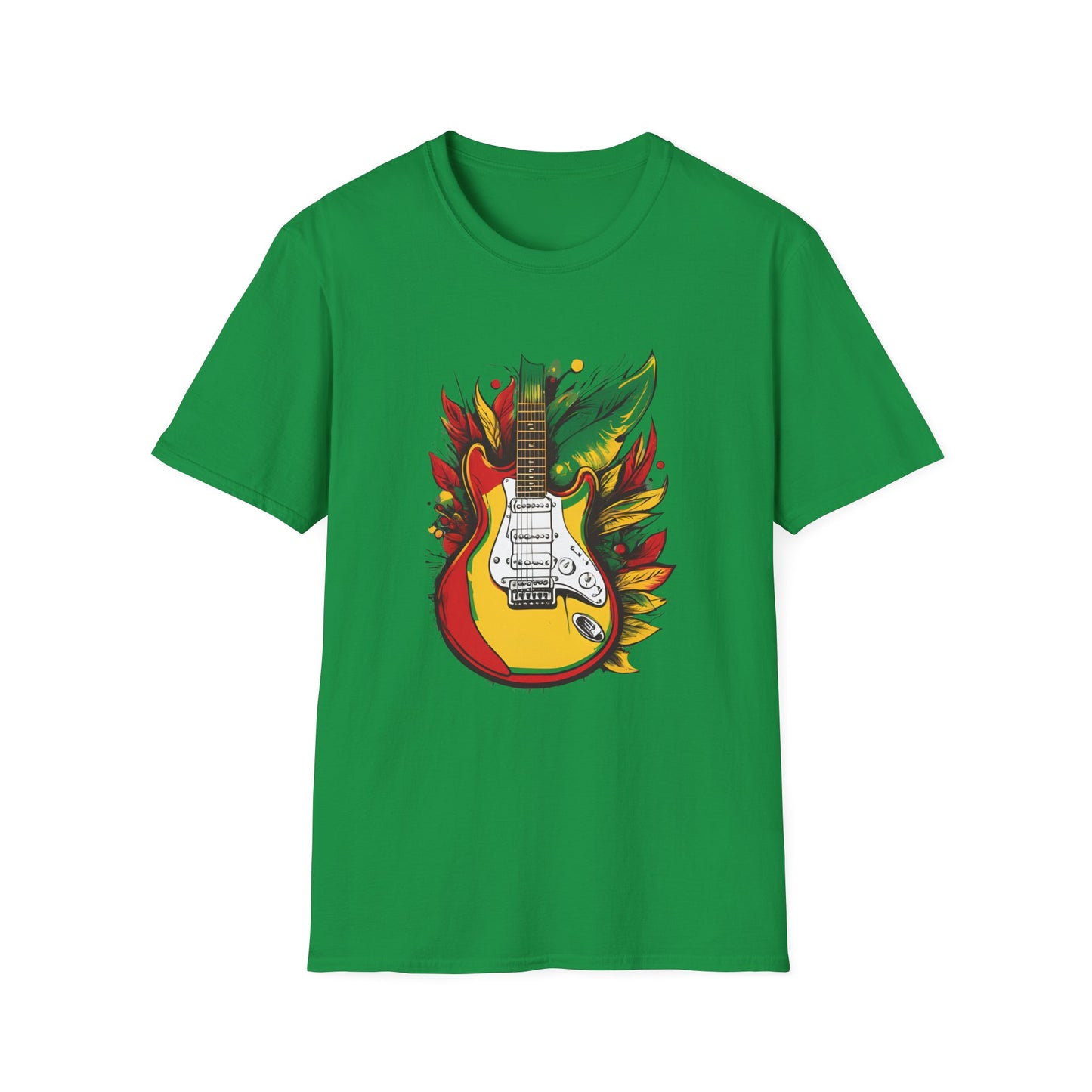 Reggae Guitar T-Shirt | Unisex Softstyle