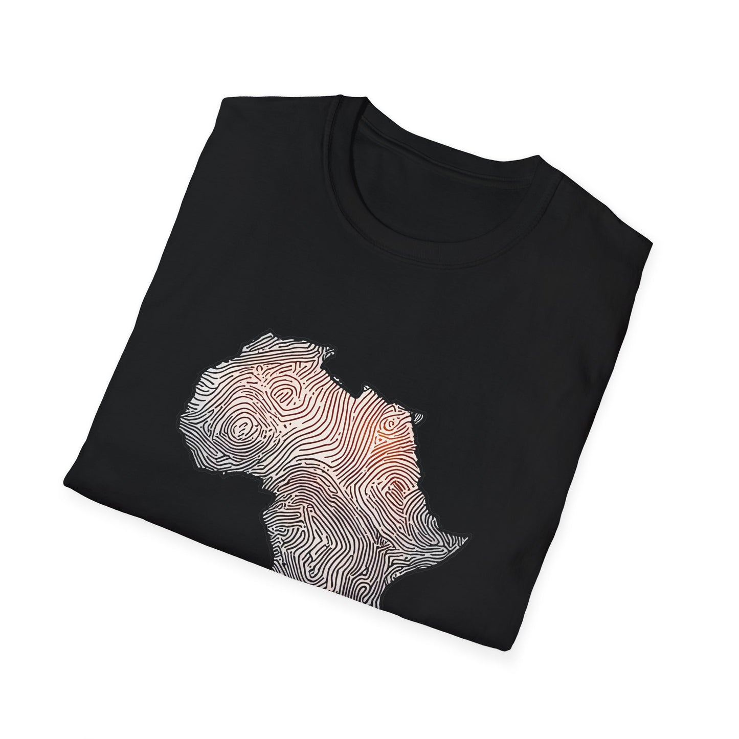 T-Shirt Fingerprint Africa | Unisex Softstyle