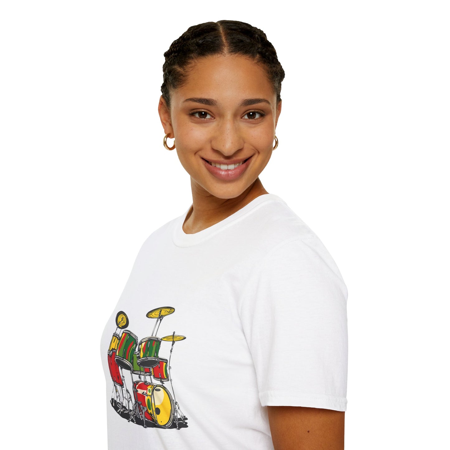 Reggae Drumkit T-Shirt | Softsyle Unisex