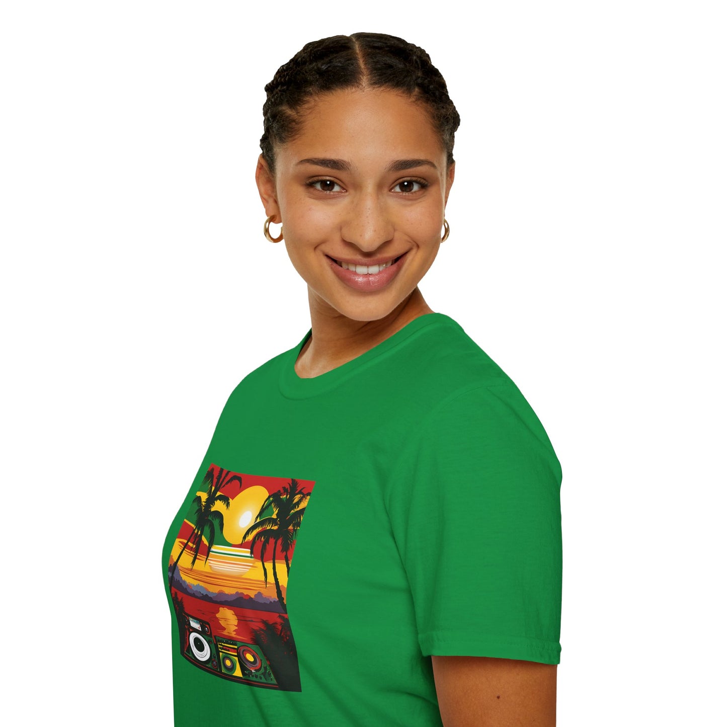 Reggae Beach T-Shirt | Unisex Softstyle