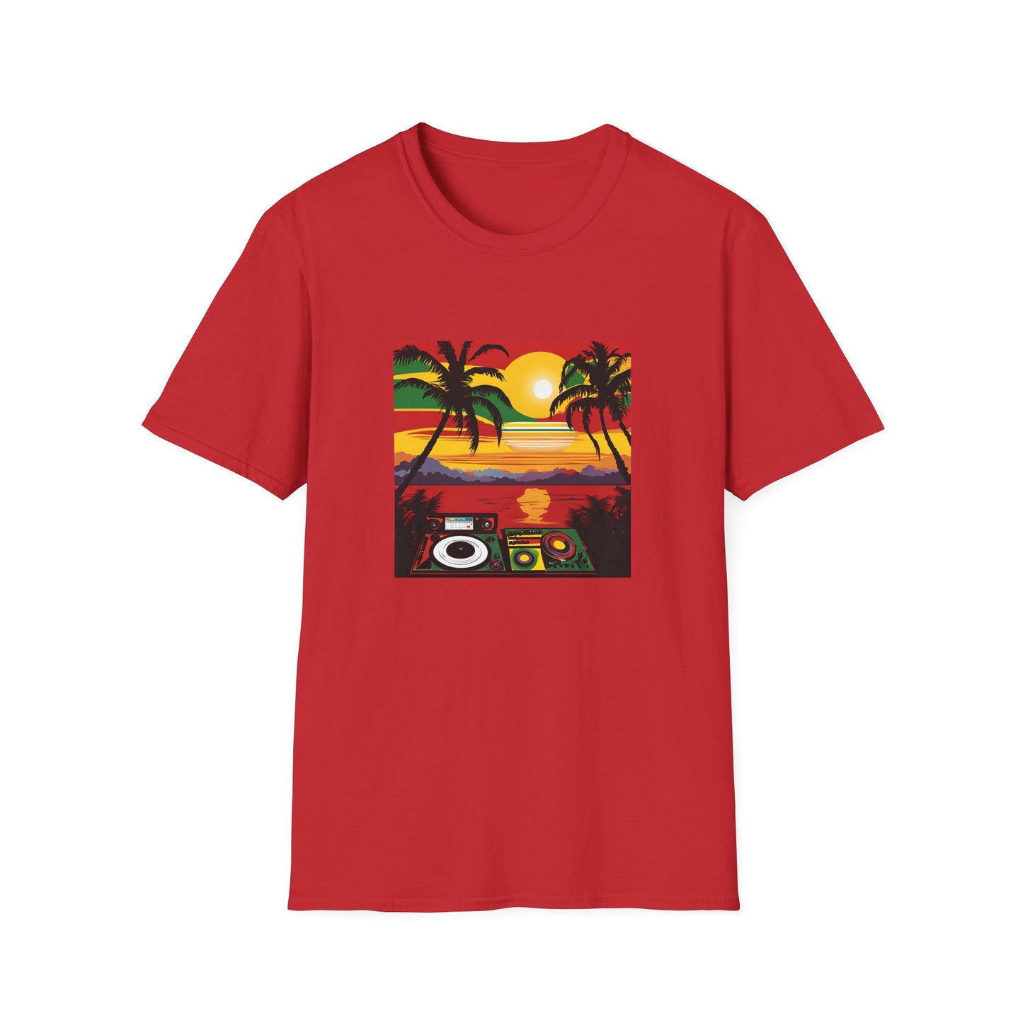 Reggae Beach T-Shirt | Unisex Softstyle