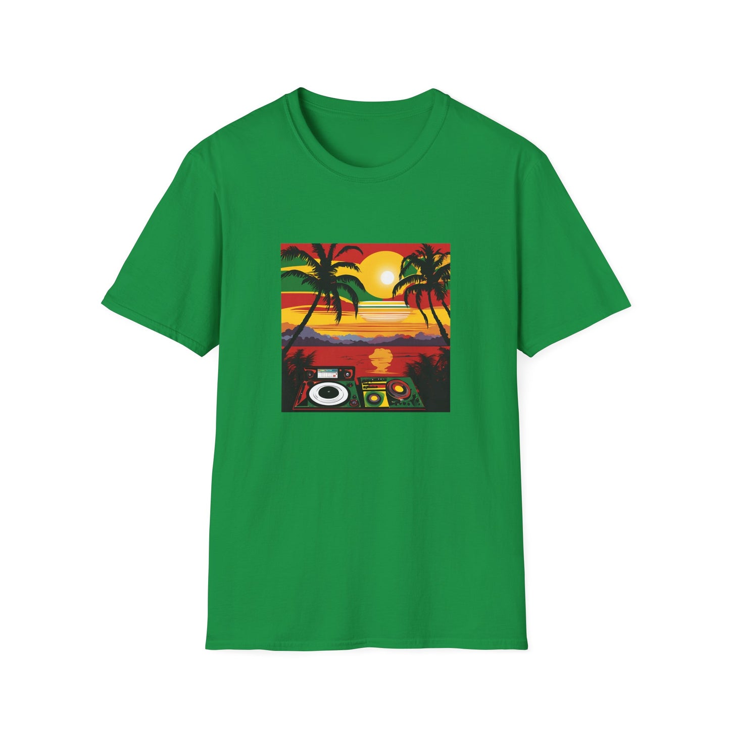 Reggae Beach T-Shirt | Unisex Softstyle