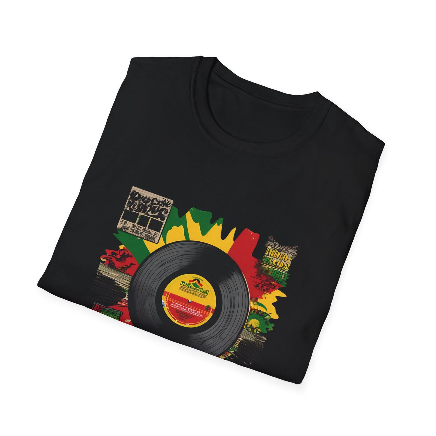 Retro Vinyl Jamaica T-Shirt | Unisex Softstyle