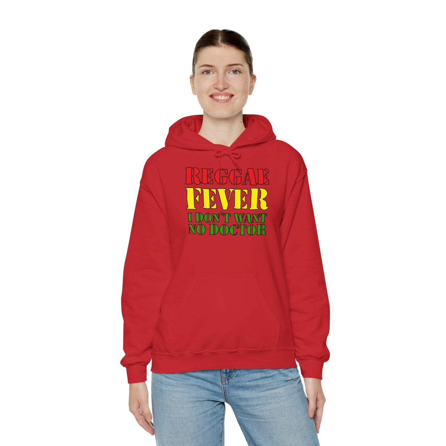 Reggae Fever Hooded Sweatshirt | Unisex Heavy Blend™