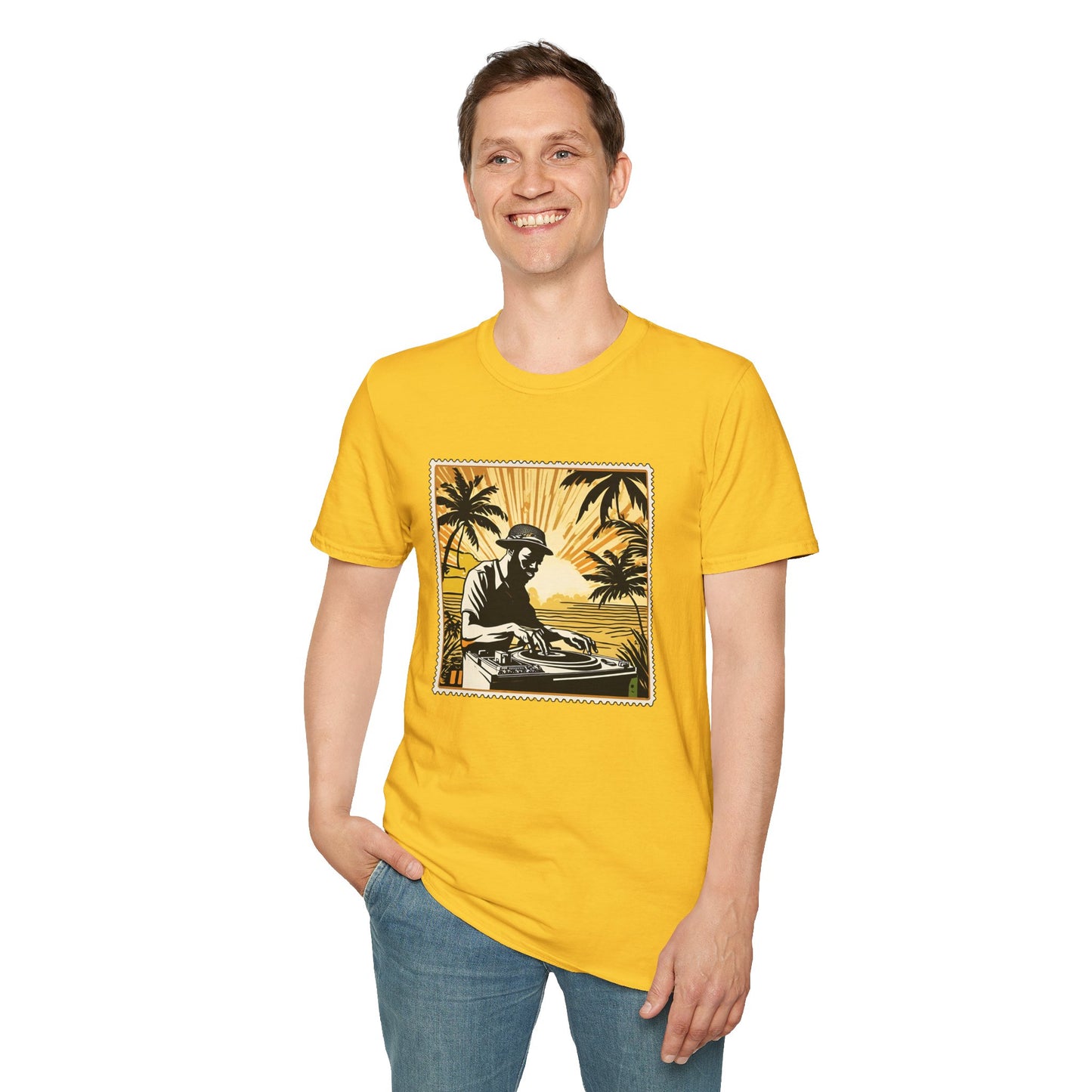 Reggae DJ Beach Unisex T-Shirt