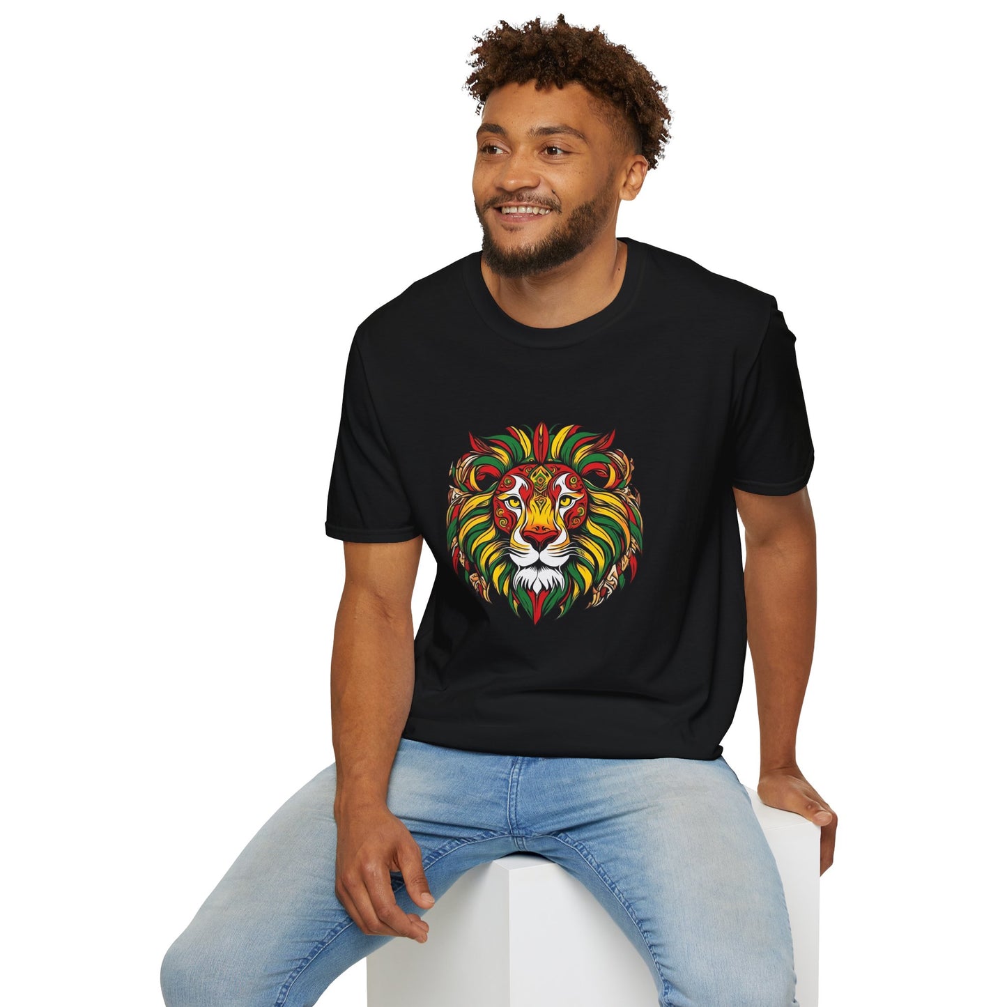 Reggae Lion T-Shirt | Unisex Softstyle