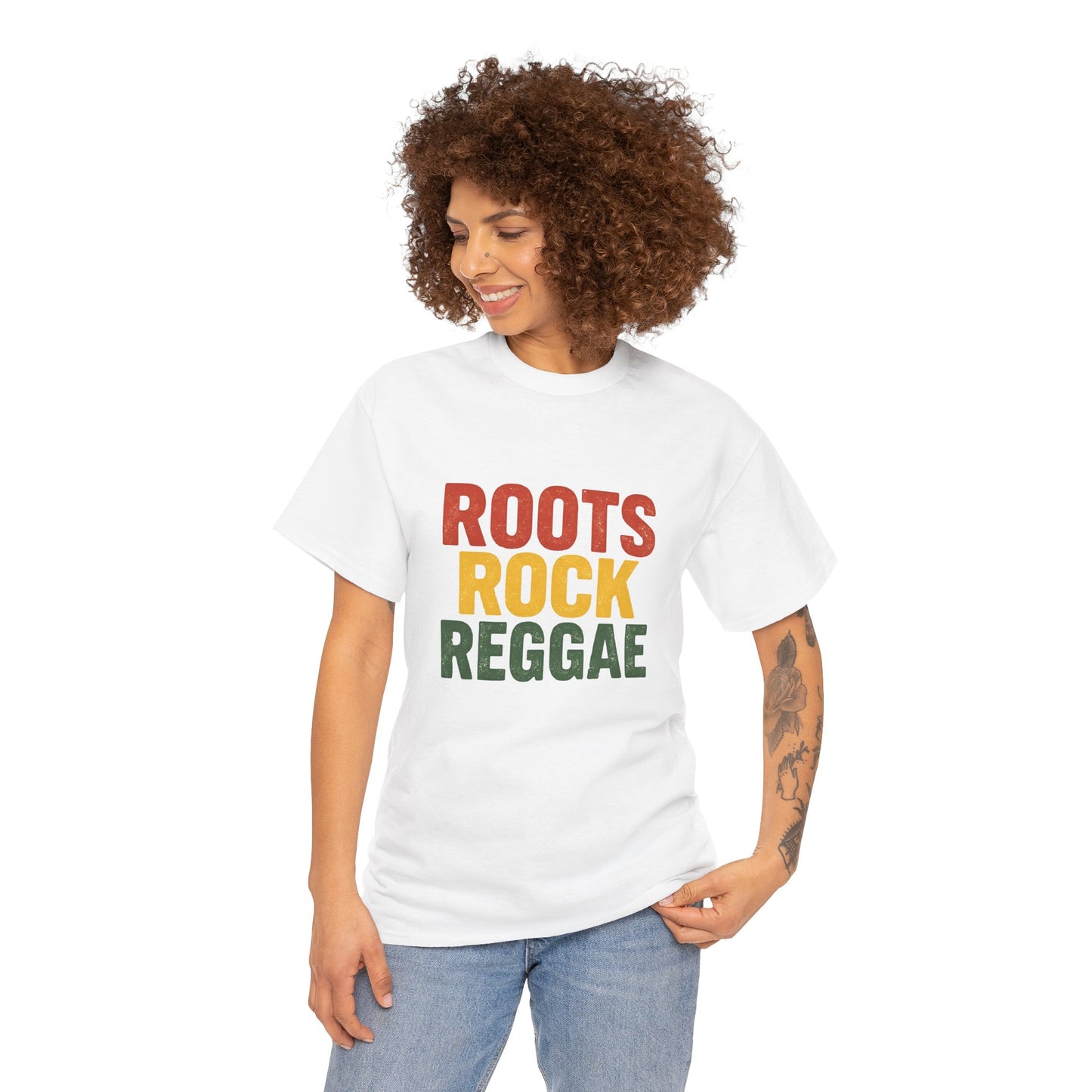 Roots Rock Reggae T-Shirt — Vintage Rasta Music Tee