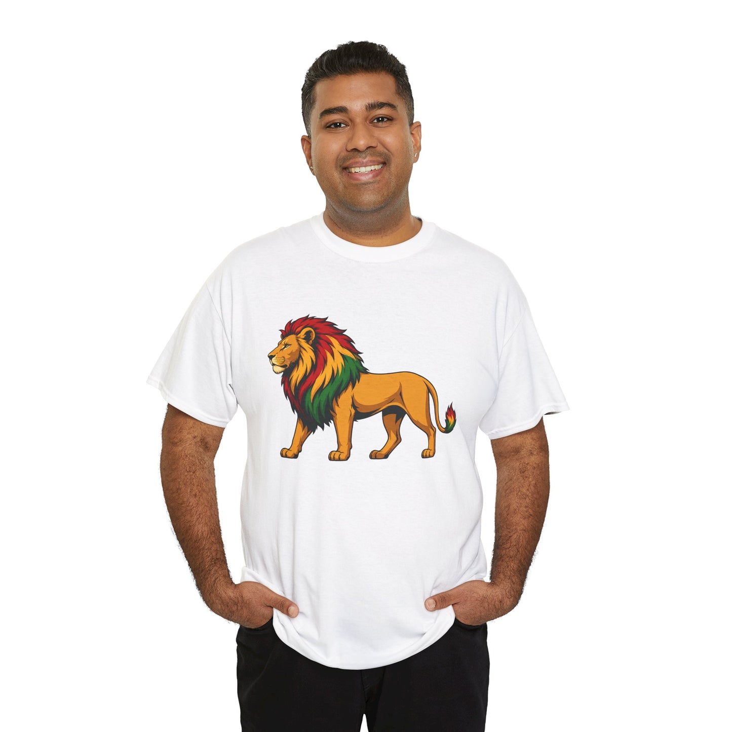 Rasta Mane Lion T-Shirt — Reggae Pride Graphic Tee
