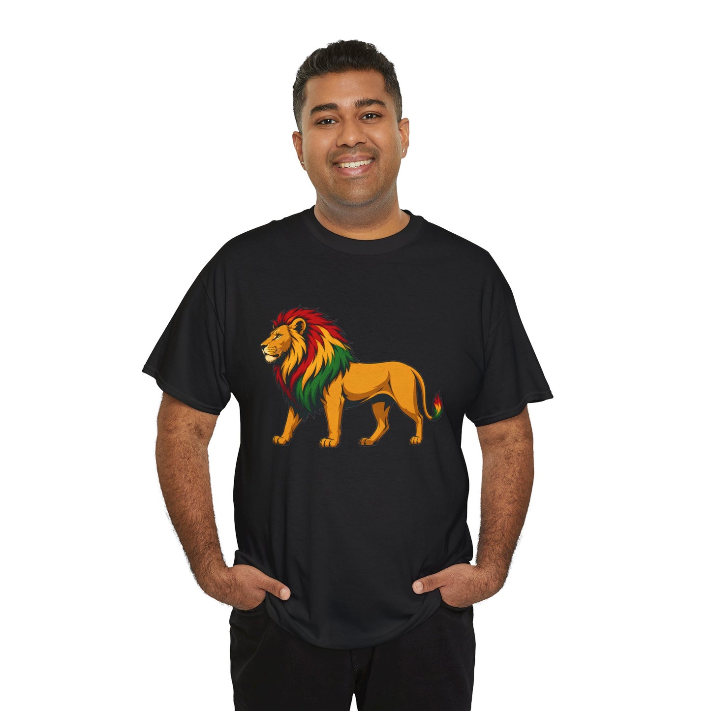 Rasta Mane Lion T-Shirt — Reggae Pride Graphic Tee