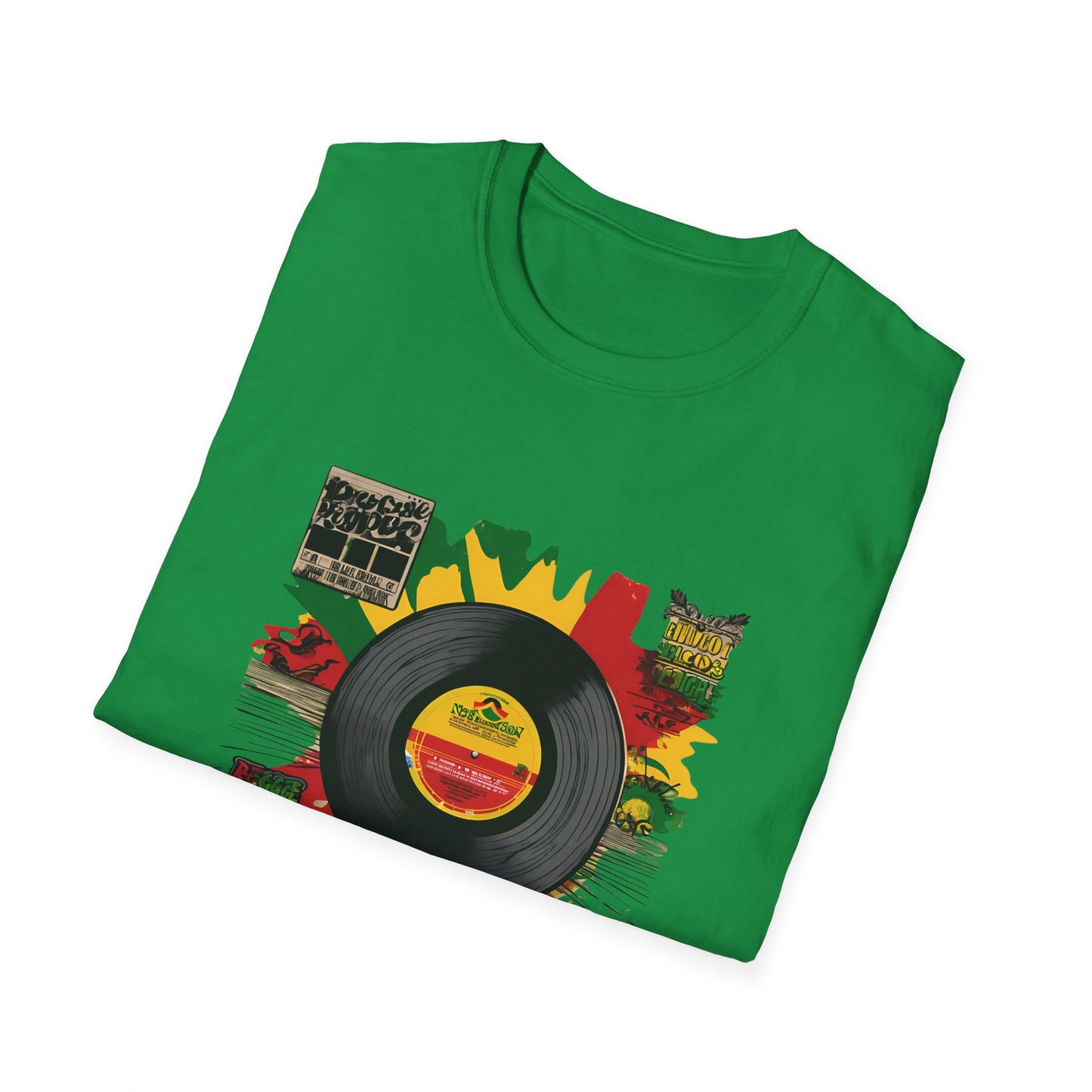 Retro Vinyl Jamaica T-Shirt | Unisex Softstyle