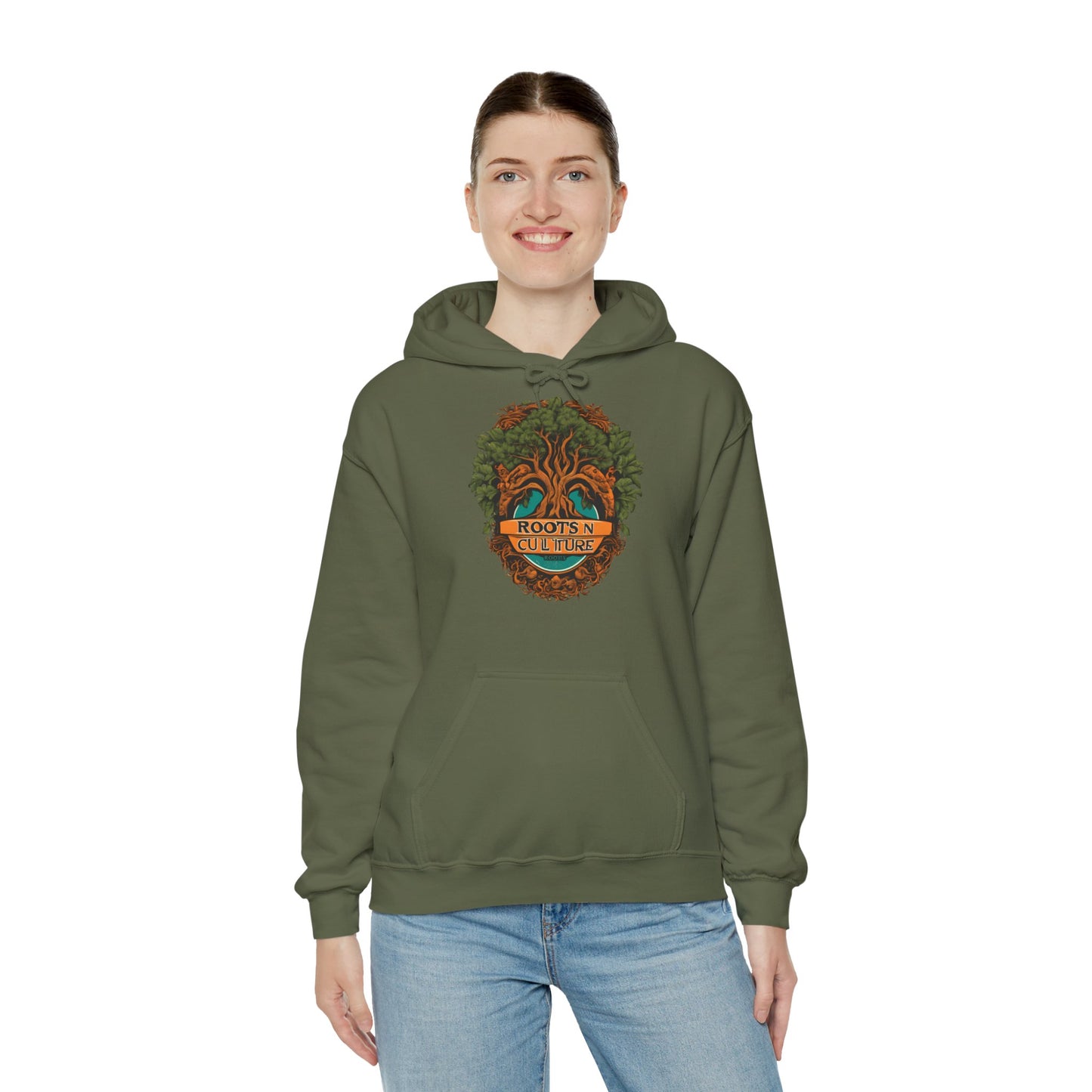 Roots & Culture Hooded Sweatshirt - Unisex Heavy Blend™