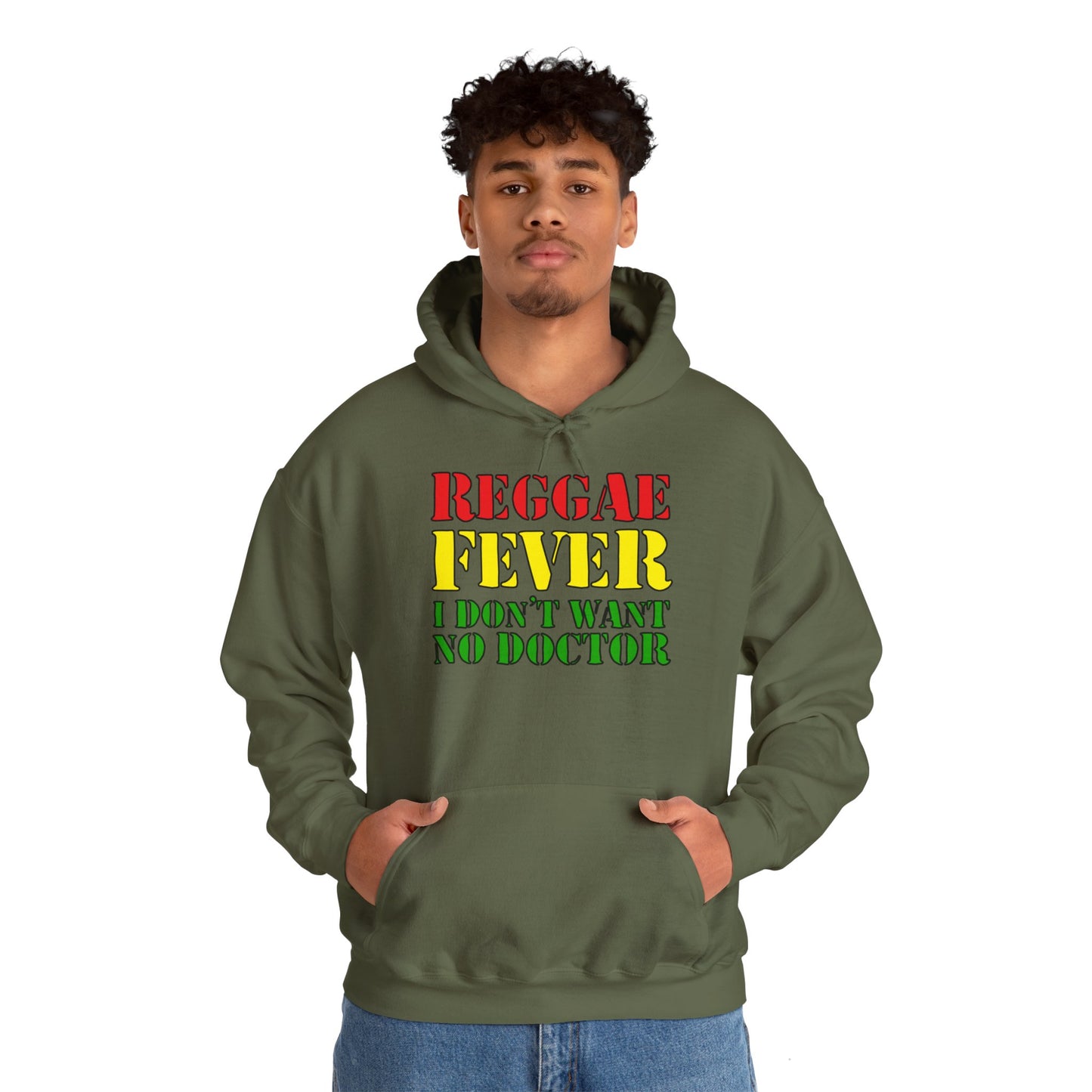 Reggae Fever Hooded Sweatshirt | Unisex Heavy Blend™