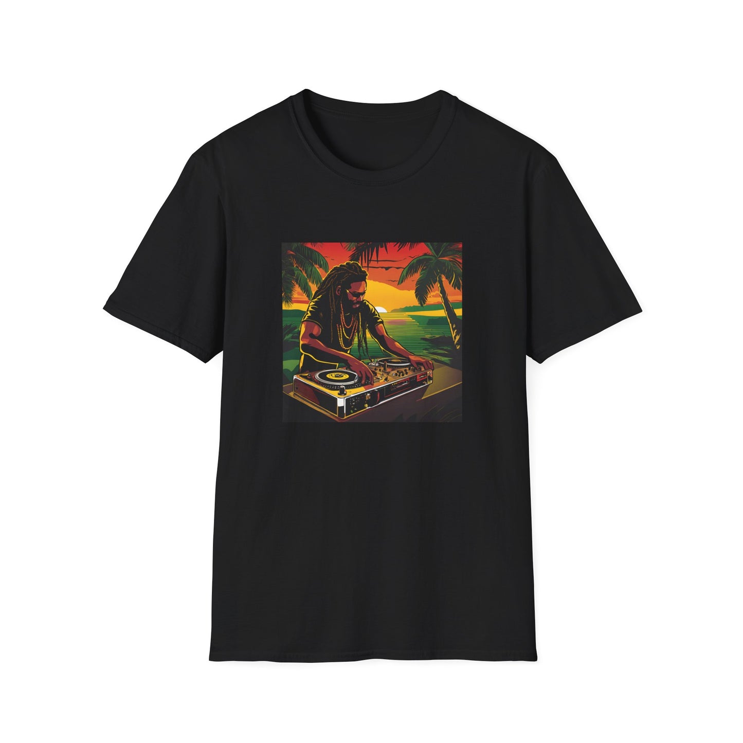 Reggae DJ Beach Unisex T-Shirt