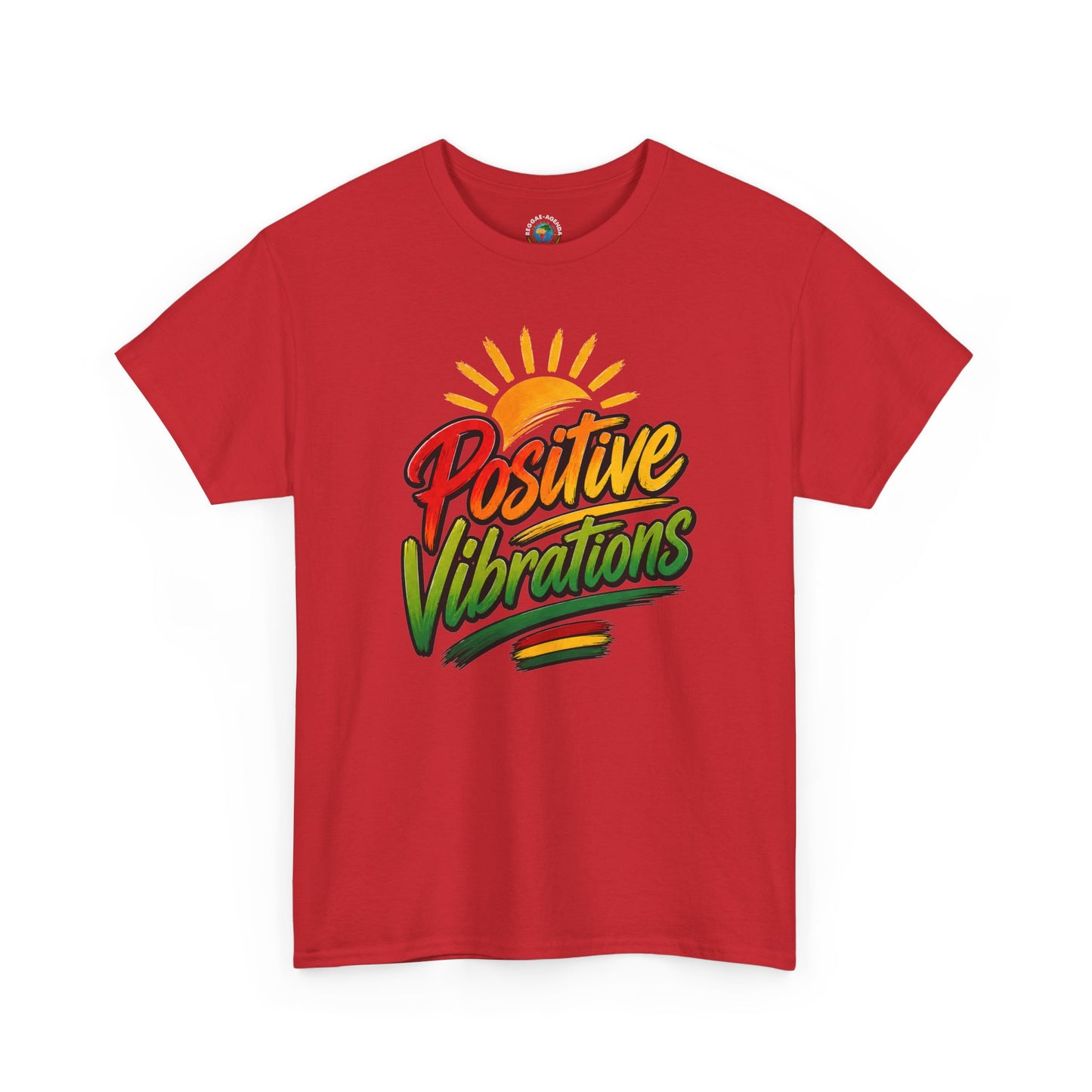 Positive Vibrations Tee — Retro Sunshine Graphic T-Shirt