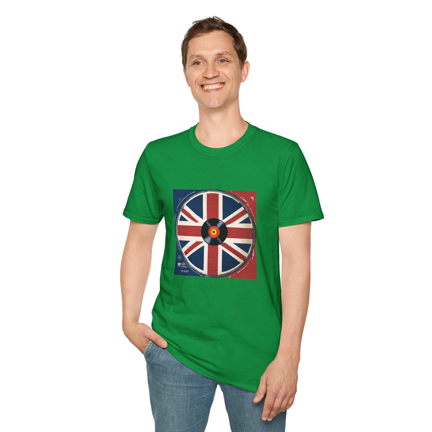 Reggae Vinyl UK T-Shirt | Unisex Softstyle