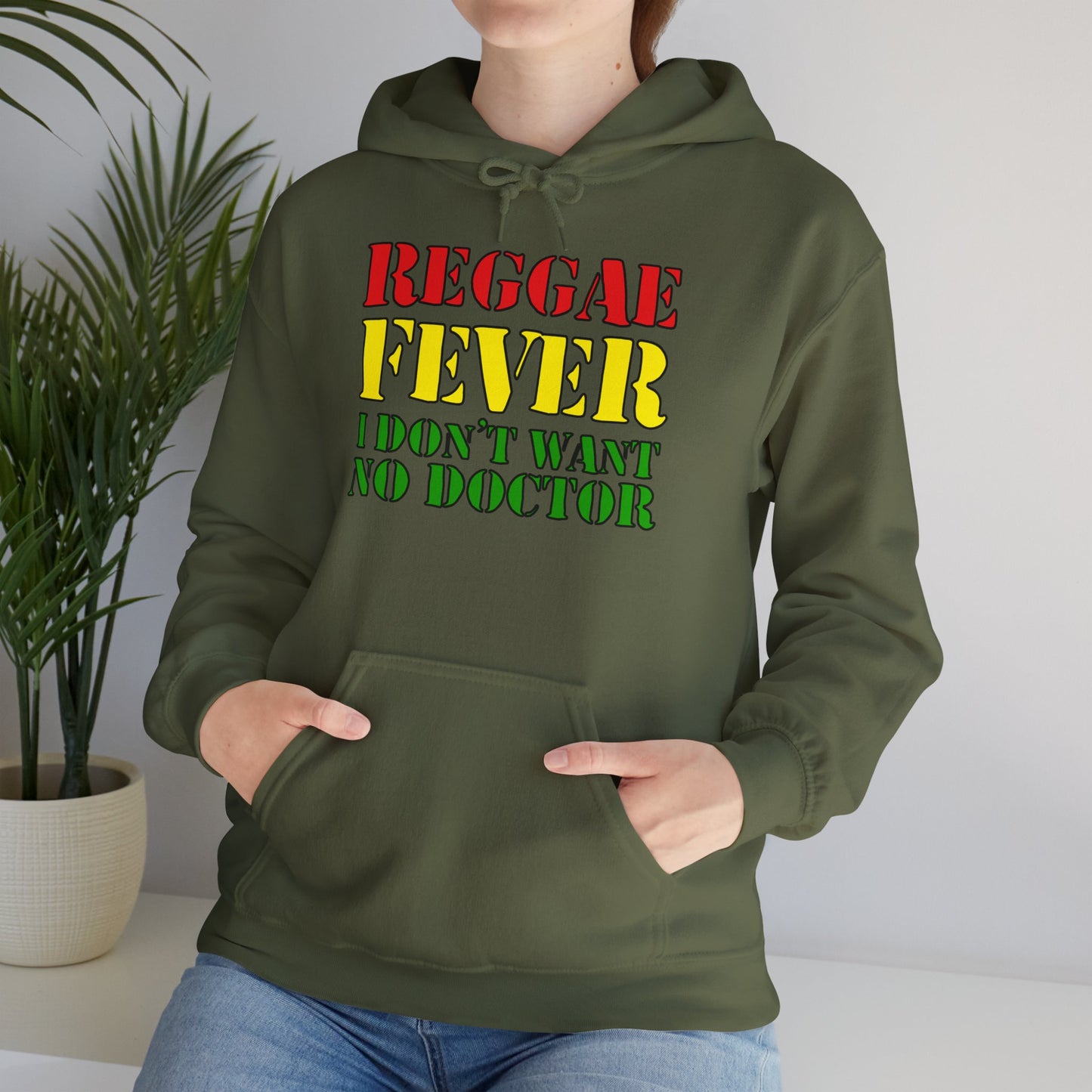 Reggae Fever Hooded Sweatshirt | Unisex Heavy Blend™