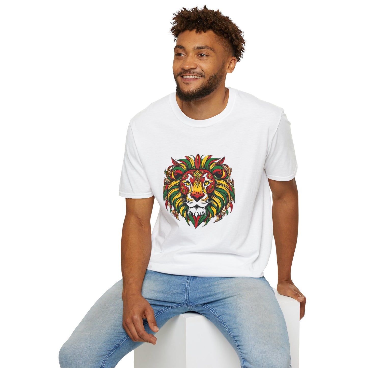 Reggae Lion T-Shirt | Unisex Softstyle