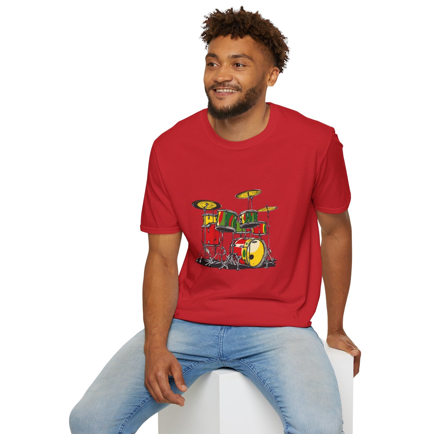 Reggae Drumkit T-Shirt | Softsyle Unisex