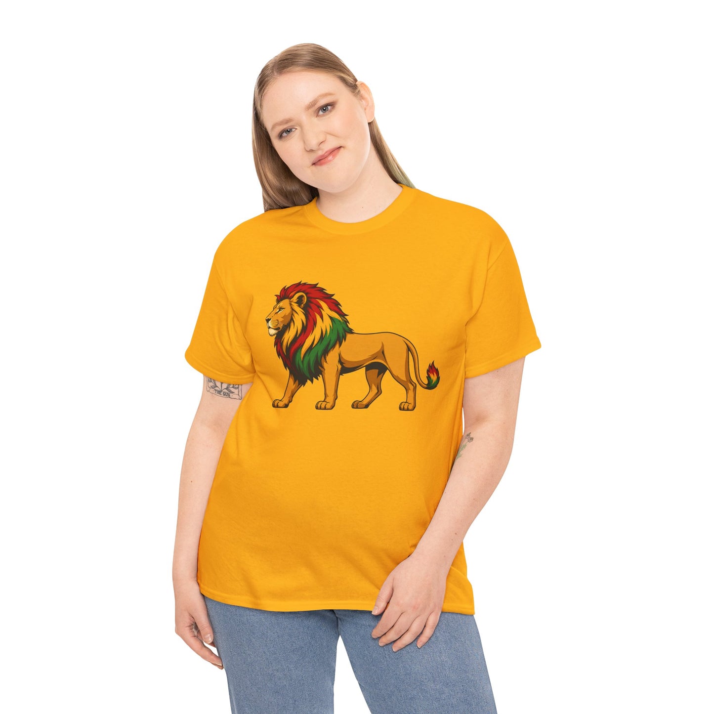 Rasta Mane Lion T-Shirt — Reggae Pride Graphic Tee