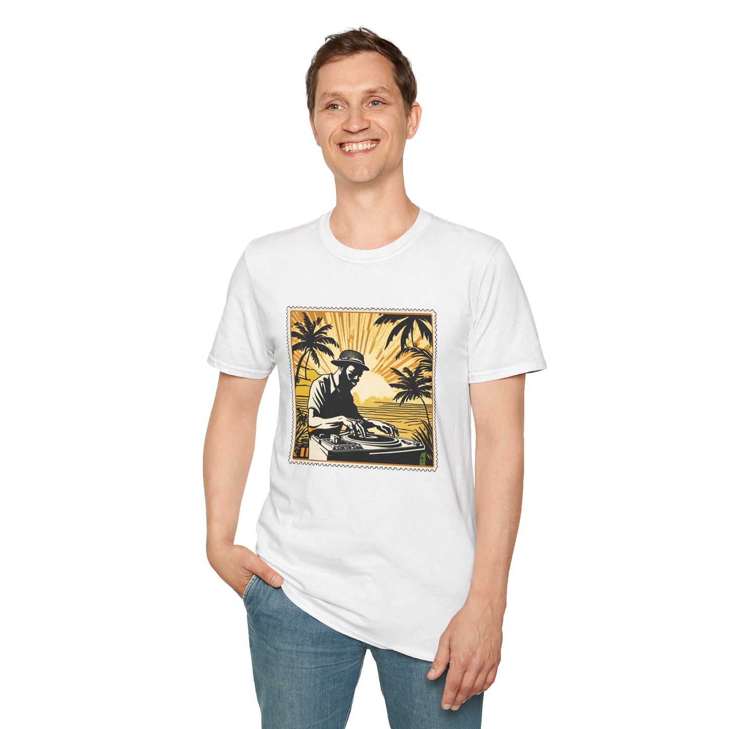 Reggae DJ Beach Unisex T-Shirt