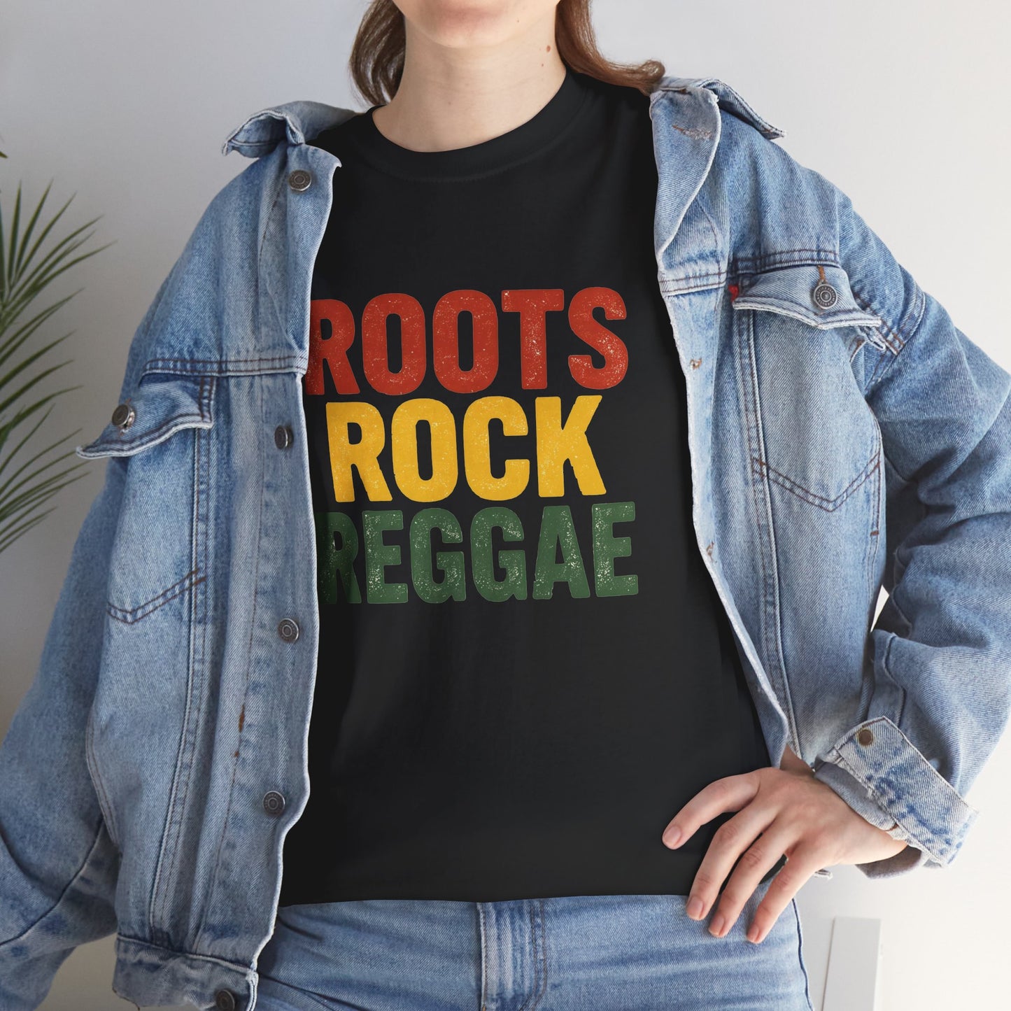 Reggae Roots Rock Tee – Vintage Rasta Music Graphic Shirt