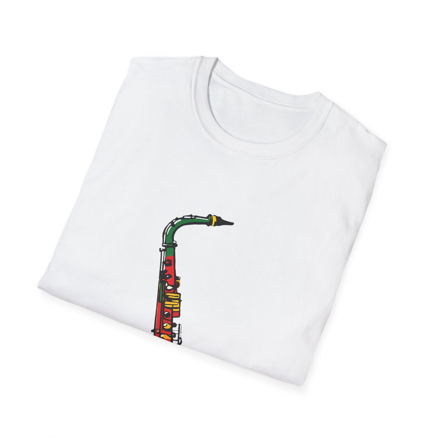 Reggae Saxophone T-Shirt | Unisex Softstyle