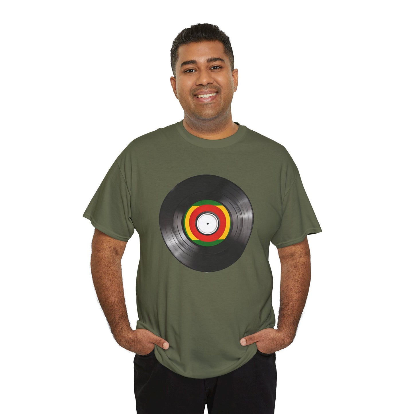 Vinyl Record Tee — Retro Music Record Graphic T-Shirt