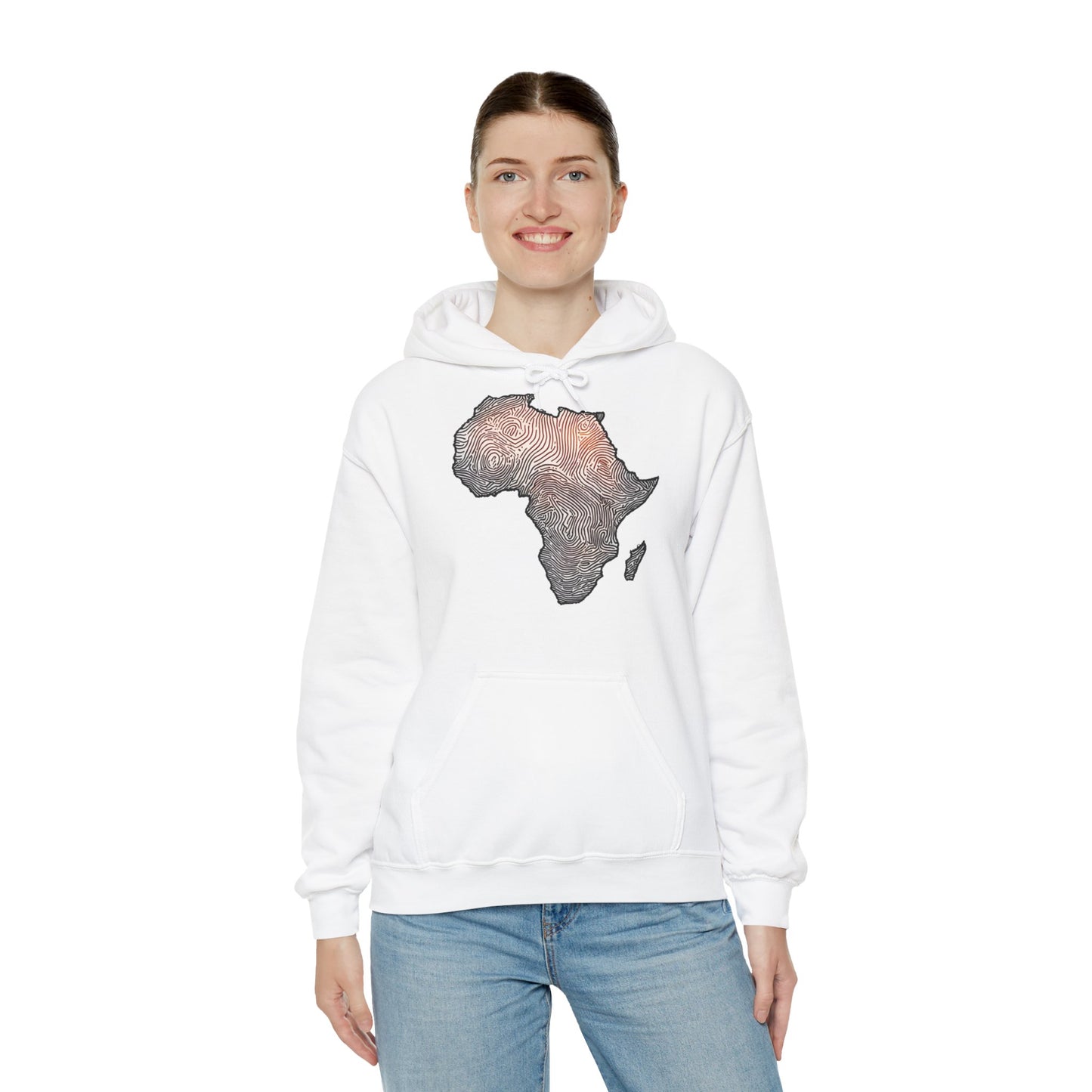 Africa Fingerprint Hoodie - Unisex Heavy Blend™