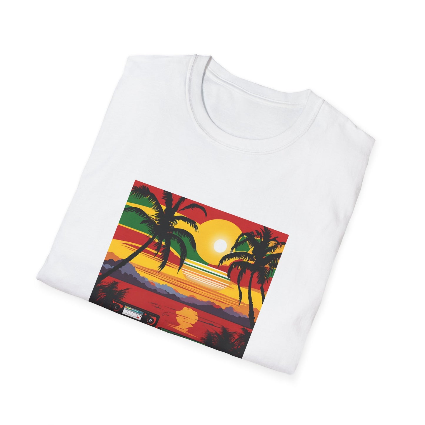 Reggae Beach T-Shirt | Unisex Softstyle