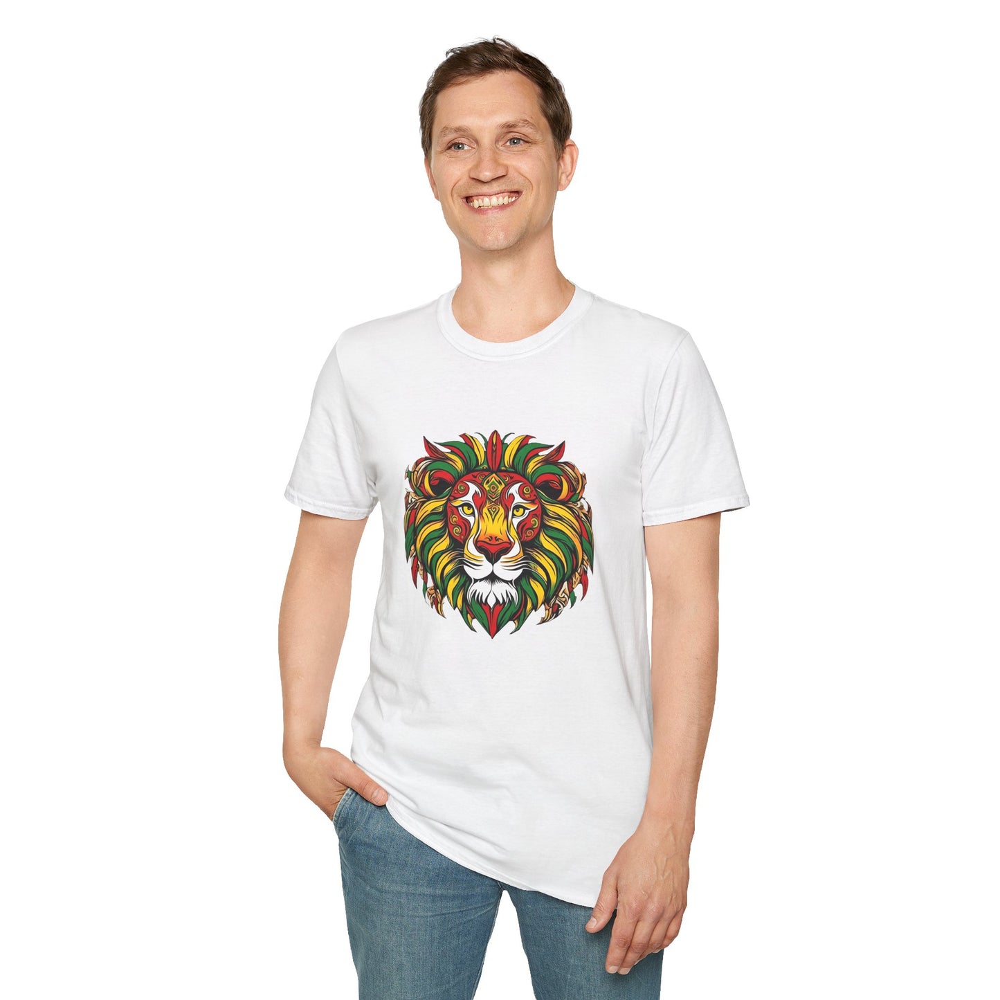 Reggae Lion T-Shirt | Unisex Softstyle