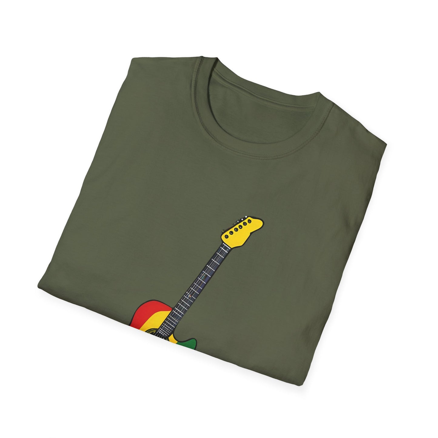 Reggae Guitar T-Shirt | Unisex Softstyle