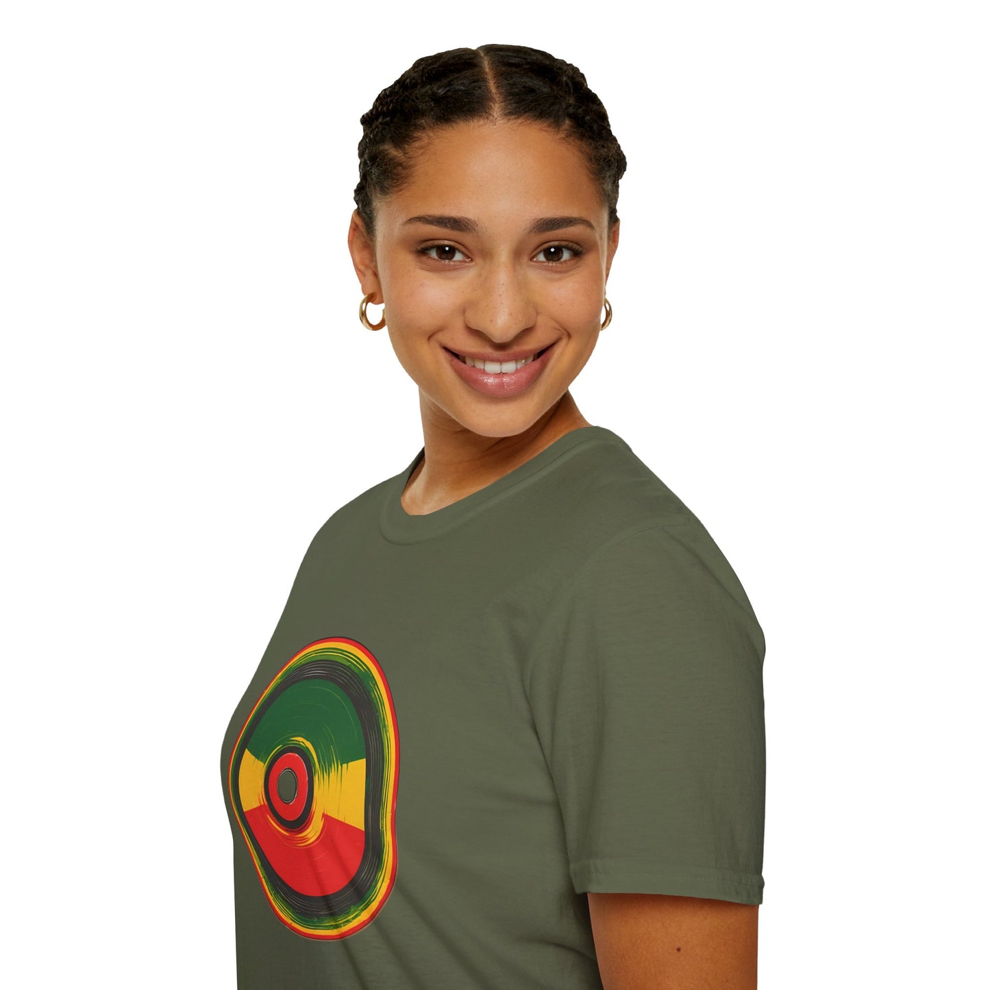 Reggae Retro Vinyl T-Shirt | Unisex Softstyle