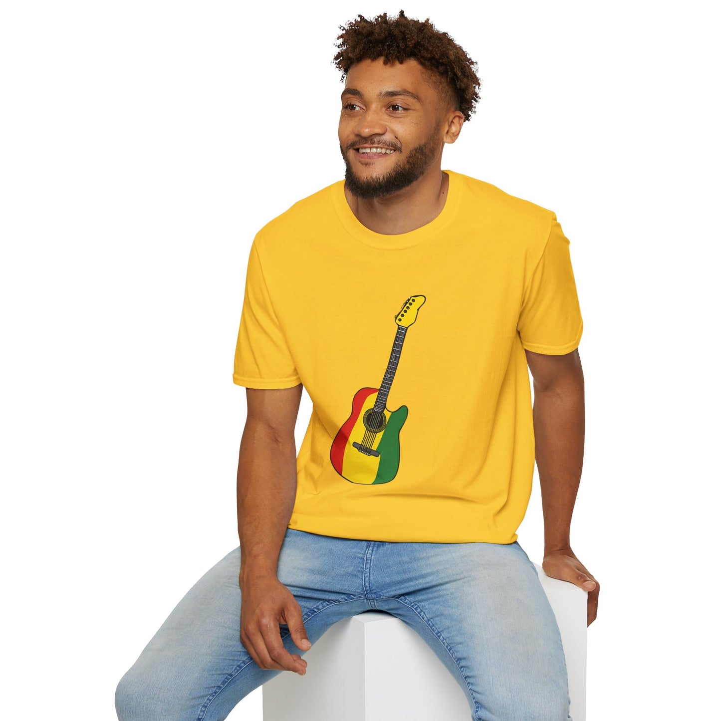 Reggae Guitar T-Shirt | Unisex Softstyle