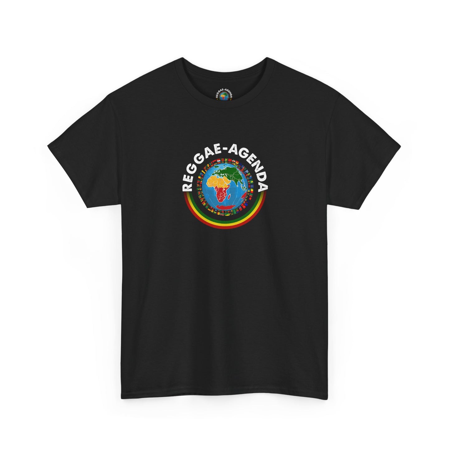 Reggae Agenda T-Shirt — Rasta Globe Graphic Tee