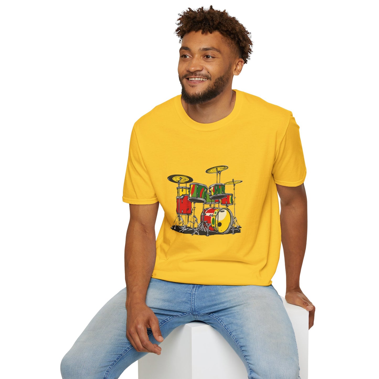 Reggae Drumkit T-Shirt | Softsyle Unisex