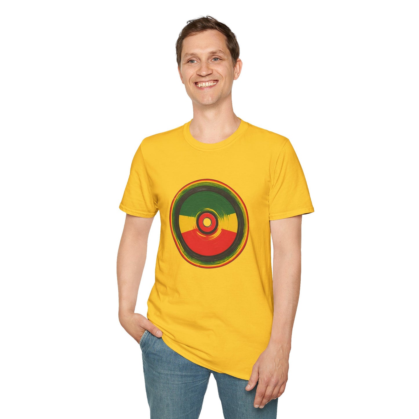 Reggae Retro Vinyl T-Shirt | Unisex Softstyle