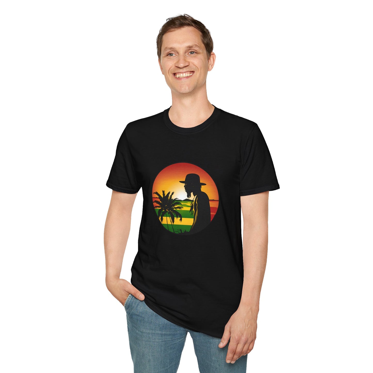 Sunset Reggae T-Shirt | Unisex Softstyle